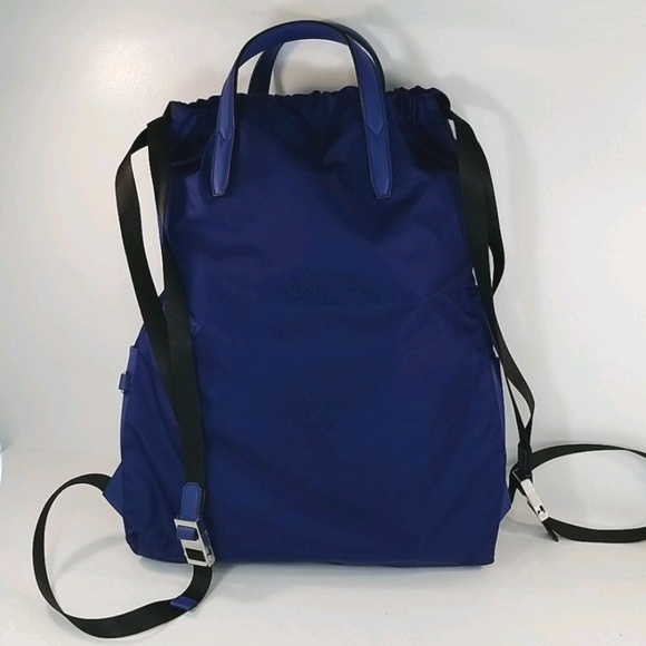 FENDI Monster Vocabulary Blue Nylon Backpack Bag NEW main image 5
